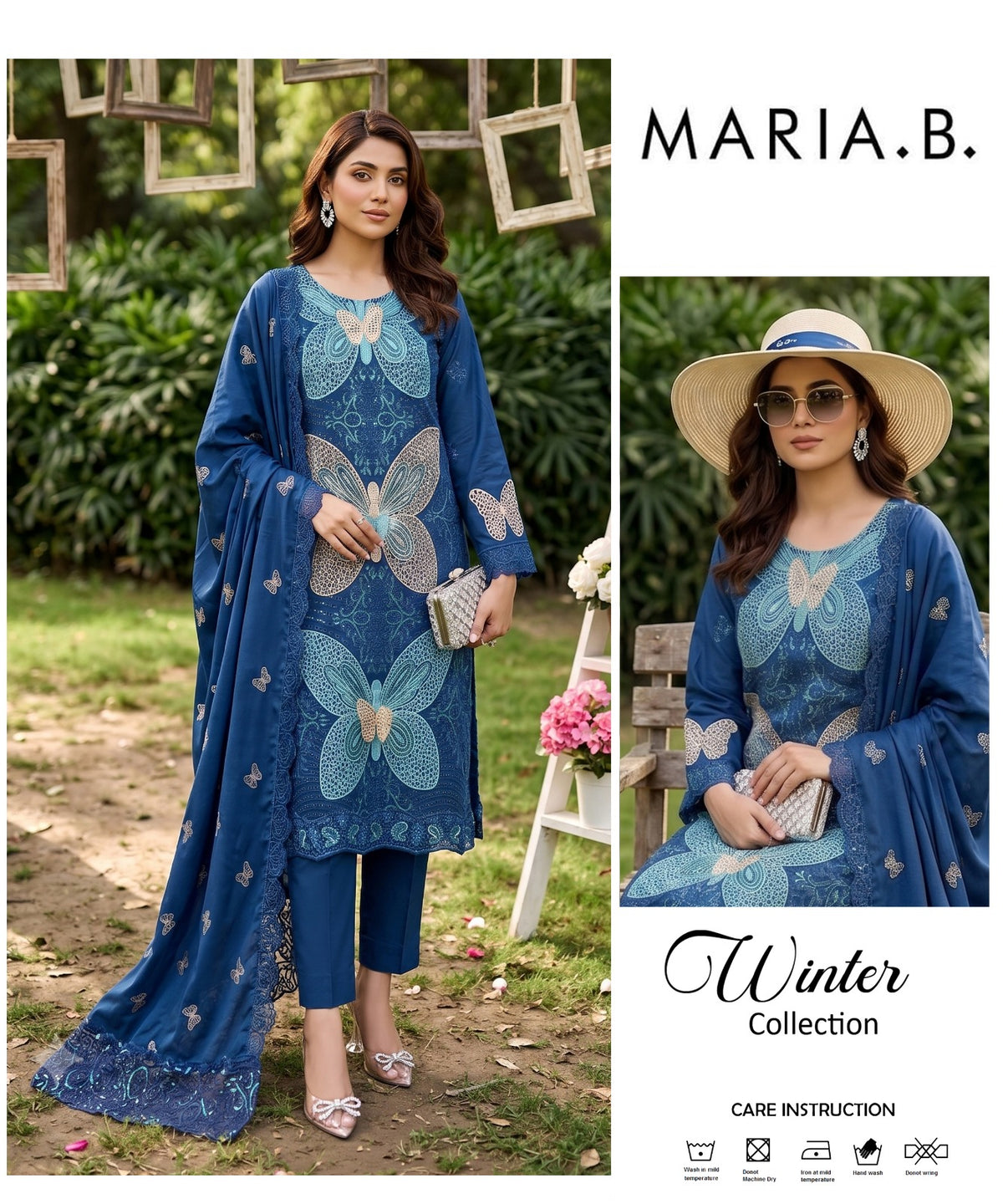 Maria.B Dhanak Luxury 3 piece