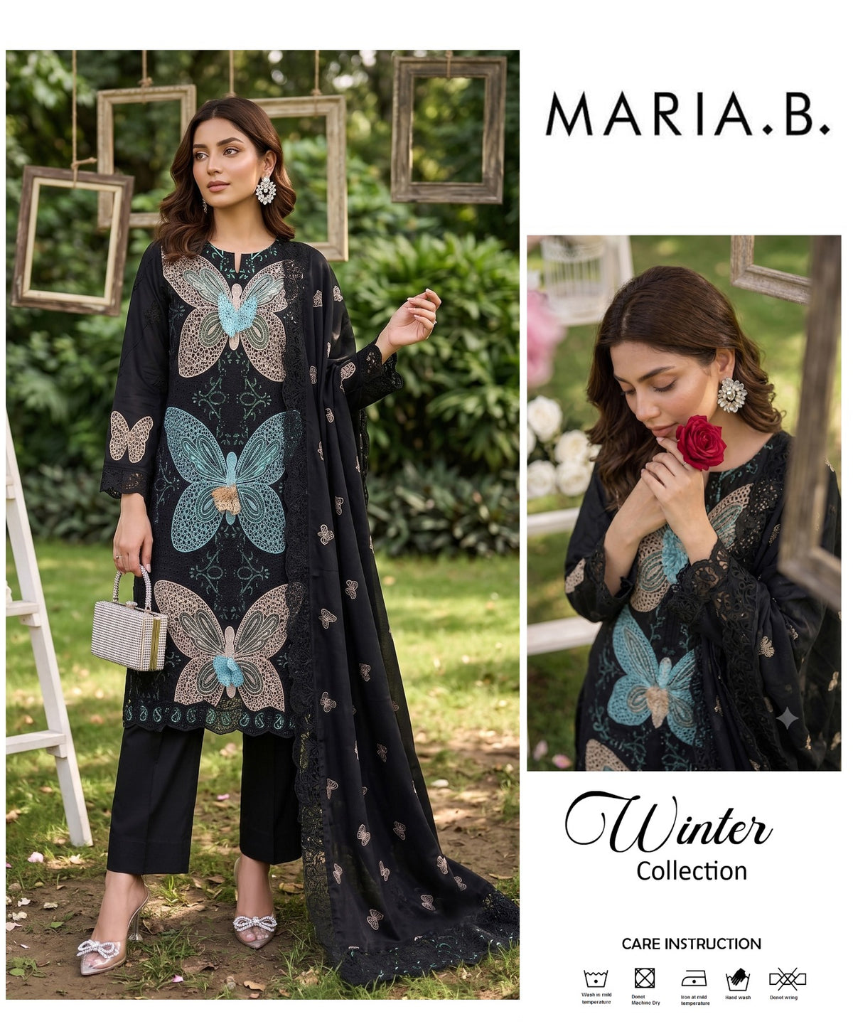 Maria.B Dhanak Luxury 3 piece