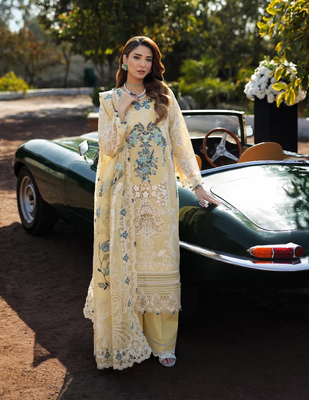 Luxury Dhanak 3 Piece Unstitched