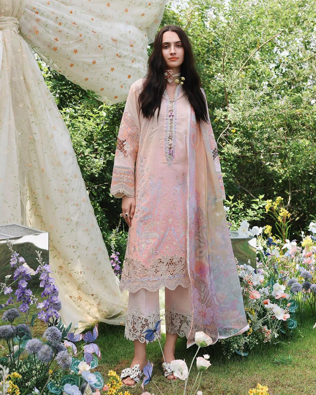 Luxury Dhanak 3 Piece Unstitched