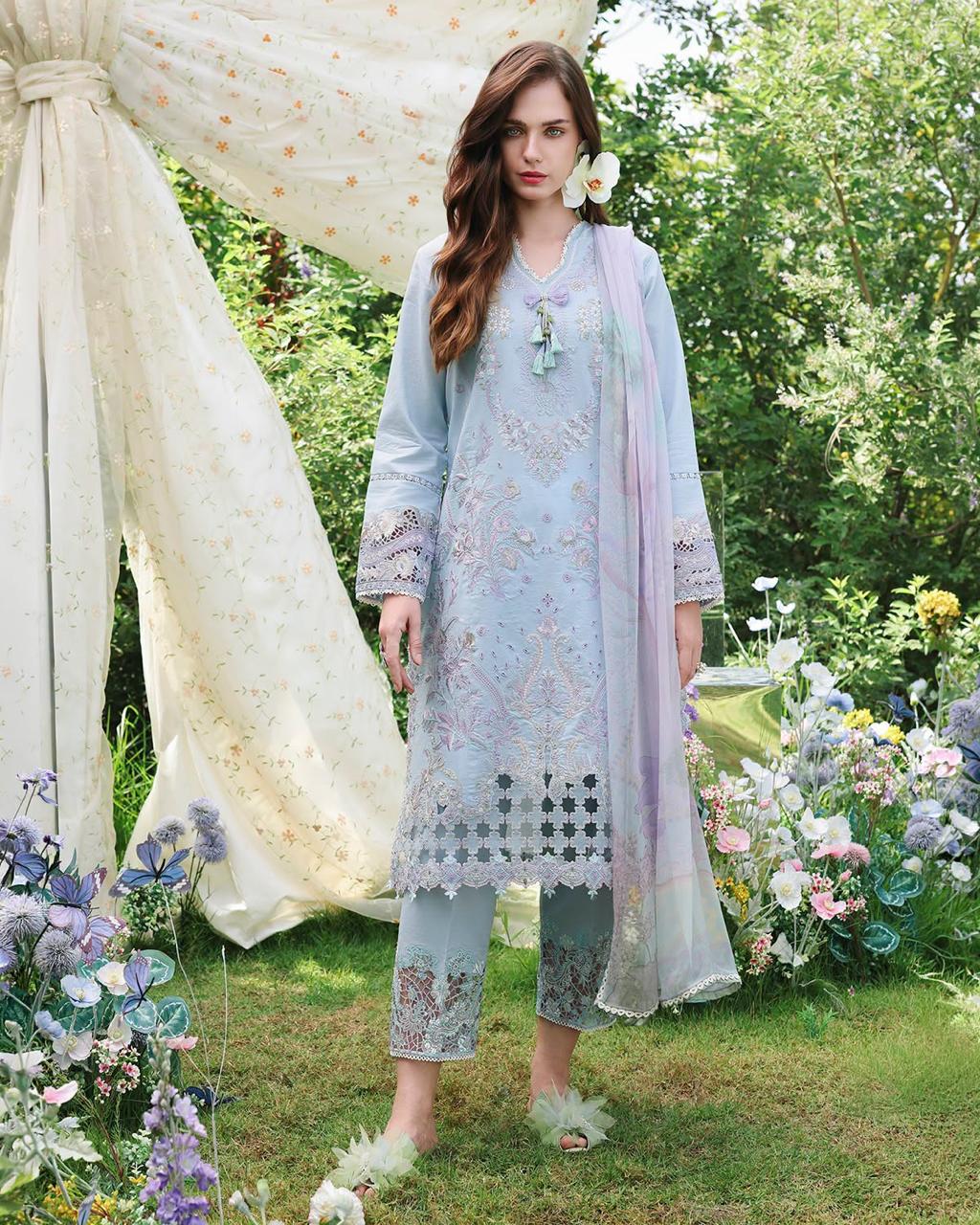 Luxury Dhanak 3 Piece Unstitched