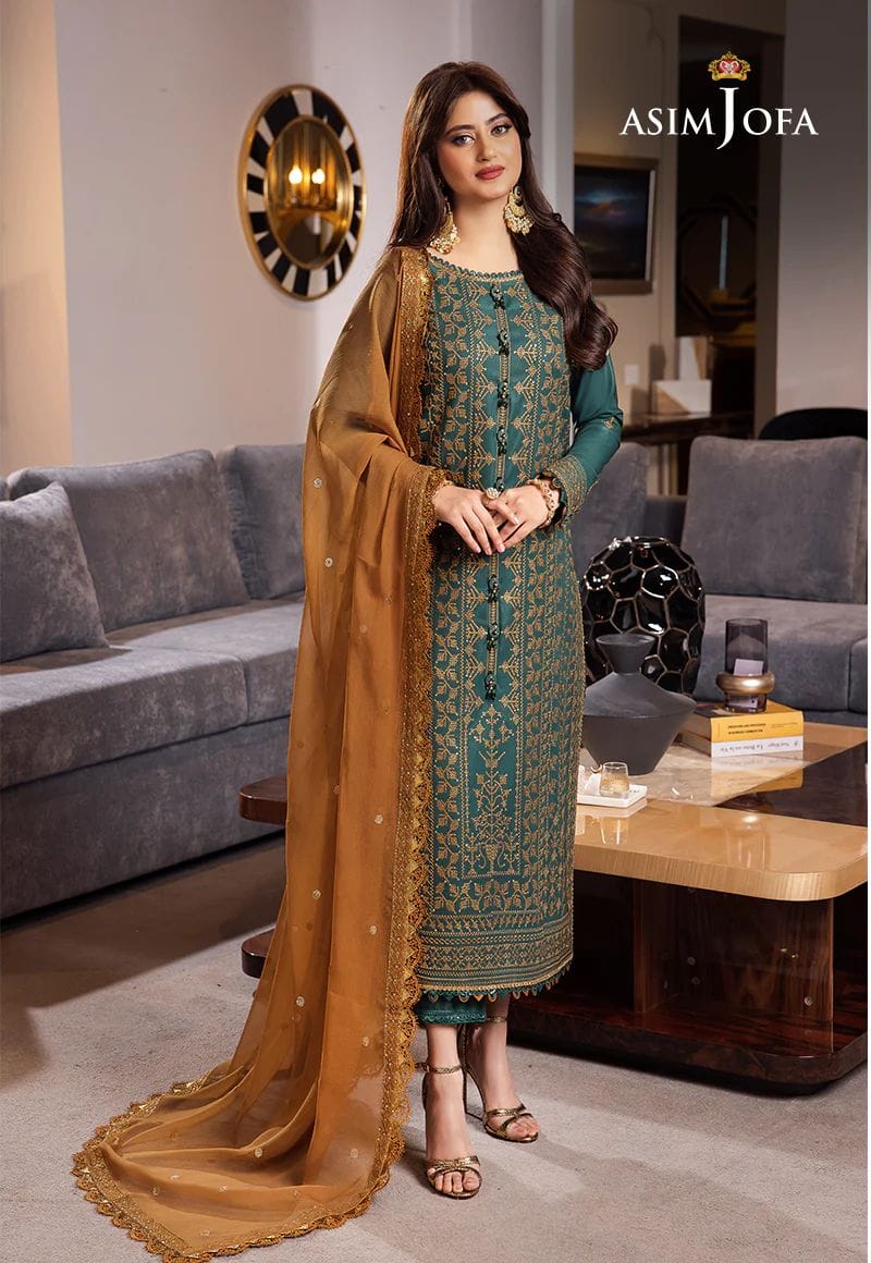 Asim Jofa Dhanak 3PC Embroidered