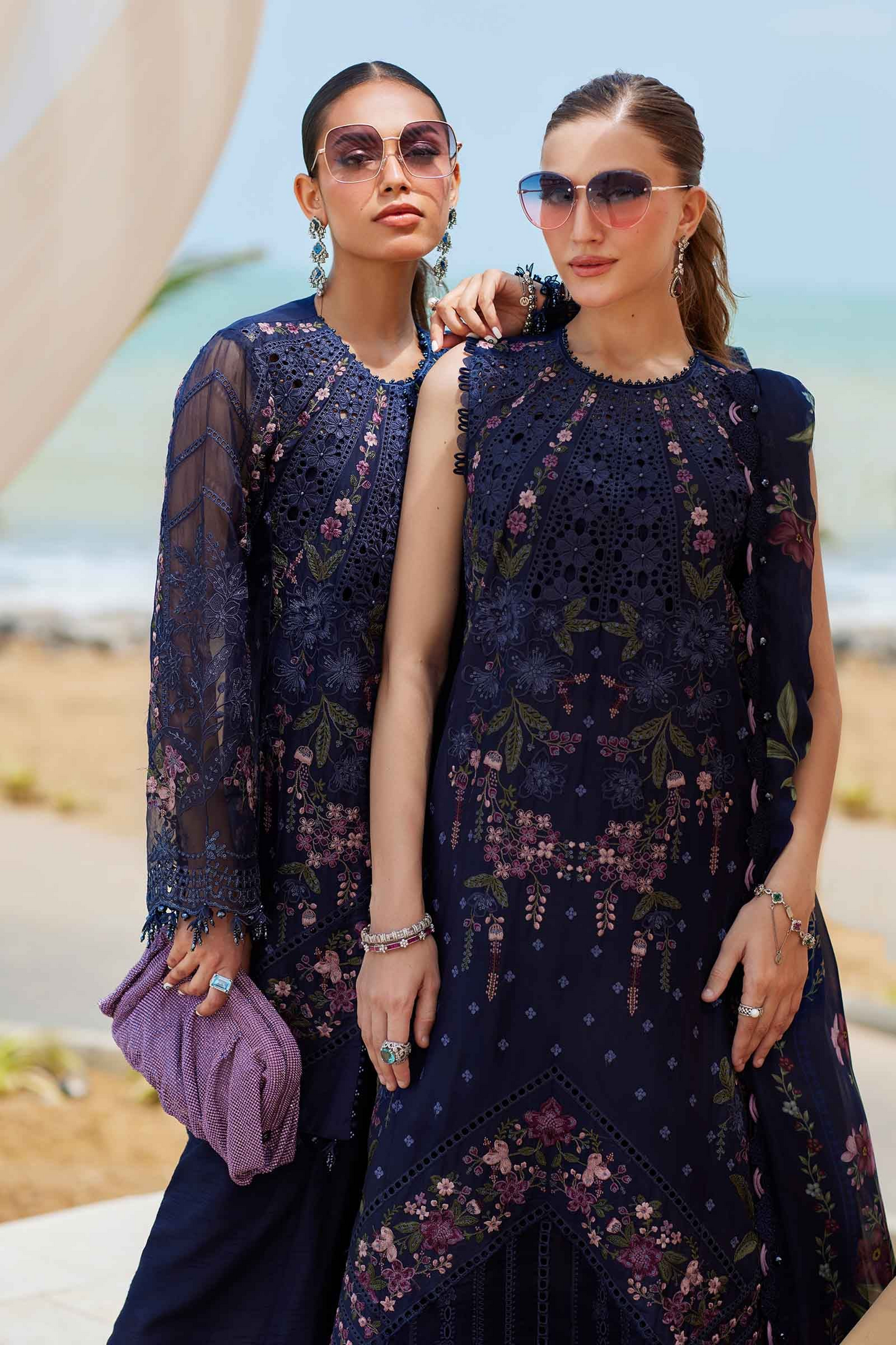 Maria.B Embroidered Lawn Unstitched 3Pc Suit EL-25-10