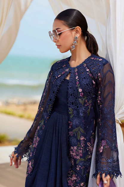 Maria.B Embroidered Lawn Unstitched 3Pc Suit EL-25-10