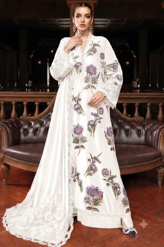 Maria.B - 3PC Luxury Lawn Embroidered Suit