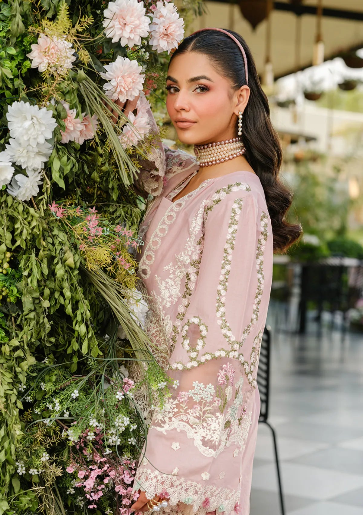 Elaf Luxury Lawn'25 Vol-2 ELH-3B OH MY ROSE