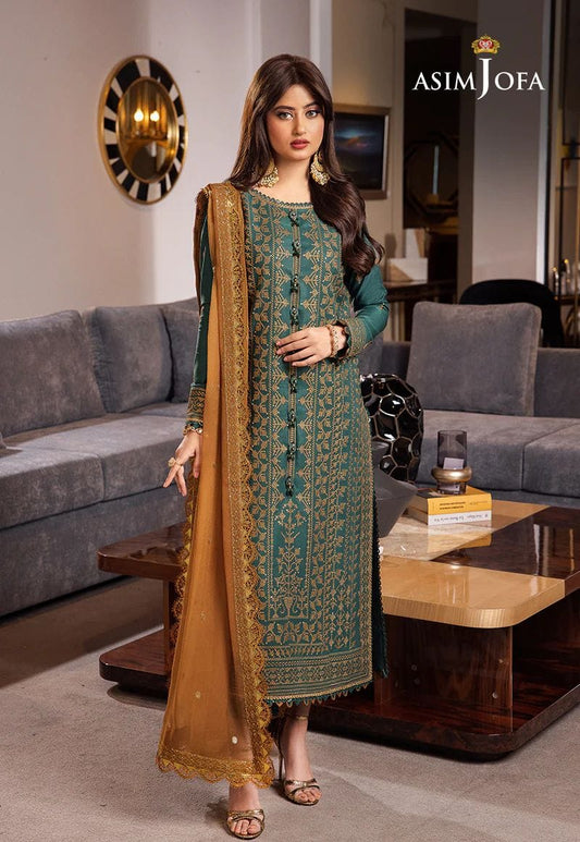 Asim Jofa Dhanak 3PC Embroidered