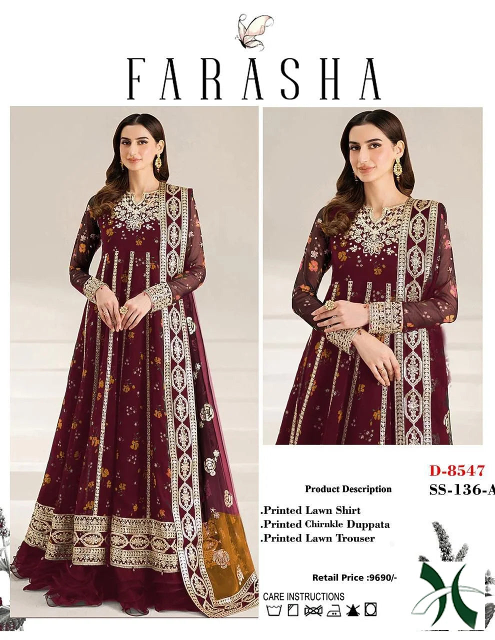 Farasha Lawn Collection 2026 – Most Demanding Edition