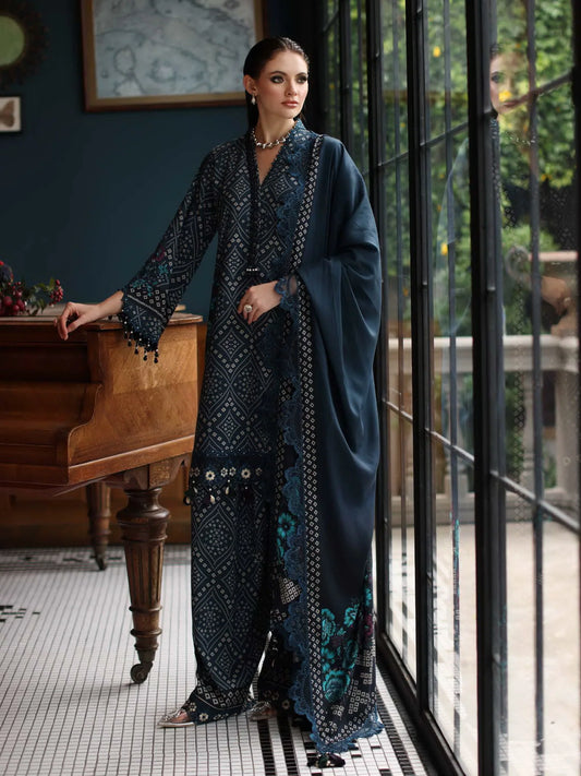 Charizma Combination Vol-02 Embroidered Lawn Unstitched 3Pc Suit CCW6-20