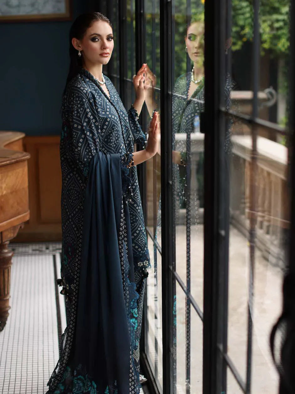 Charizma Combination Vol-02 Embroidered Lawn Unstitched 3Pc Suit CCW6-20