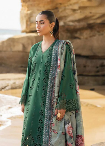 Zainab Chottani Embroidered Lawn Unstitched 3 Piece Suit - ZC24CL 1A AYSEL