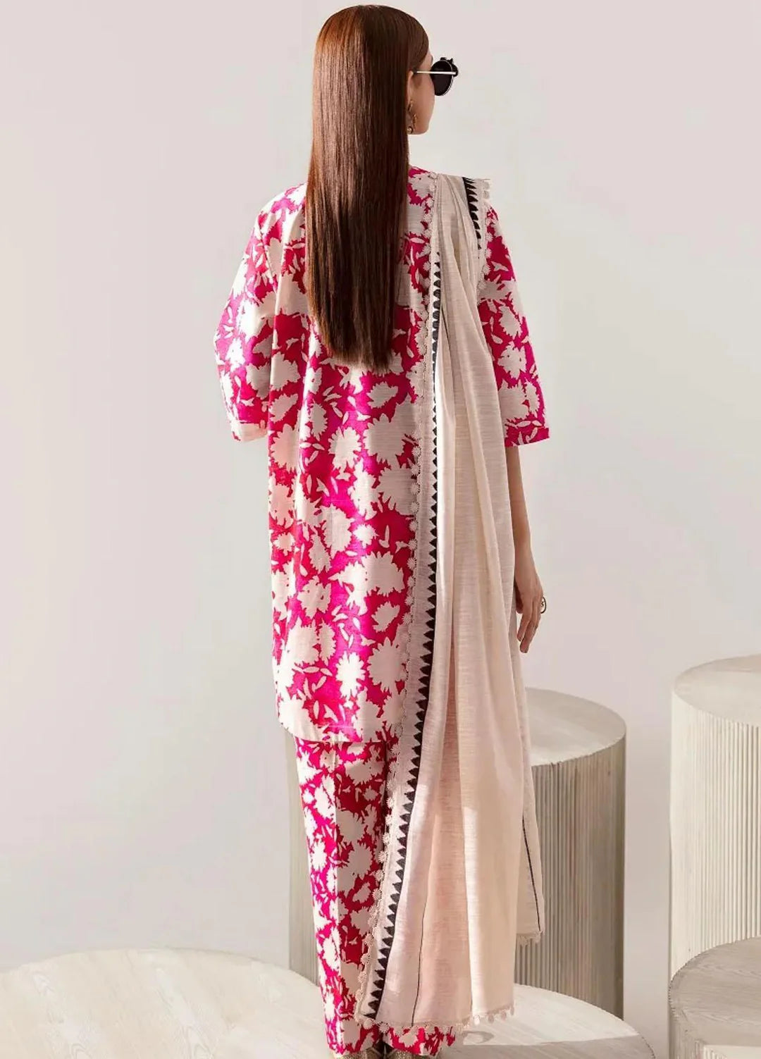 Mahay By Sana Safinaz Printed Suits Unstitched 3 Piece SS23MHW 5B
