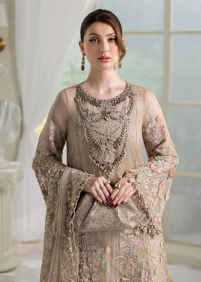 Maria B Embroidered Luxury Chiffon Unstitched 3Pc Suit MPC-25-107
