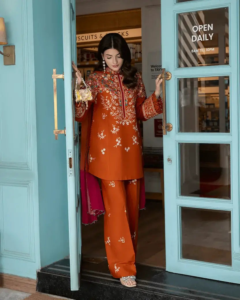 Luxury Dhanak 3 Piece Unstitched
