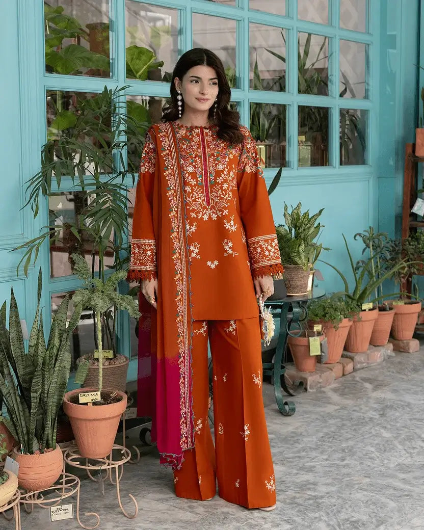 Luxury Dhanak 3 Piece Unstitched