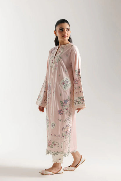 Ethnic Embroidered Lawn 3Pc Unstitched Suit Rose Bloom