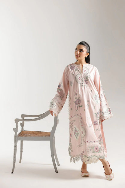 Ethnic Embroidered Lawn 3Pc Unstitched Suit Rose Bloom