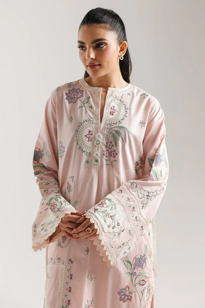 Ethnic Embroidered Lawn 3Pc Unstitched Suit Rose Bloom