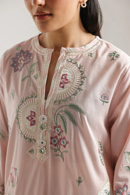 Ethnic Embroidered Lawn 3Pc Unstitched Suit Rose Bloom