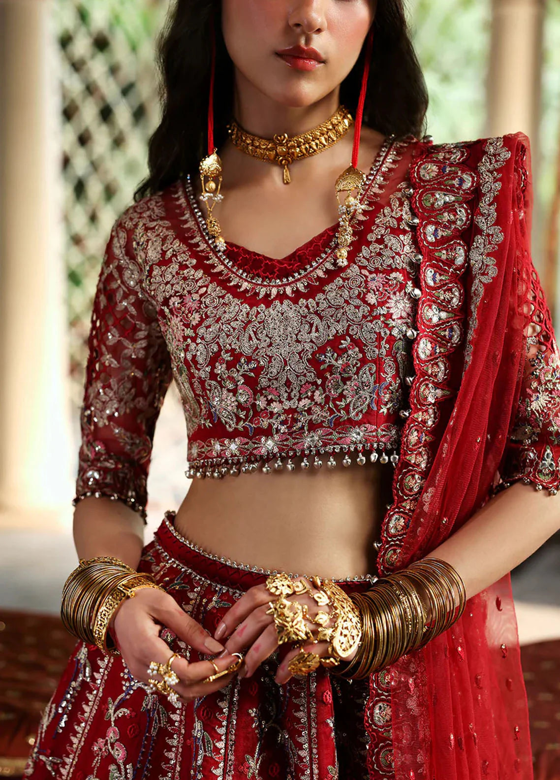 Shehnai By Afrozeh Embroidered Organza 3 Piece