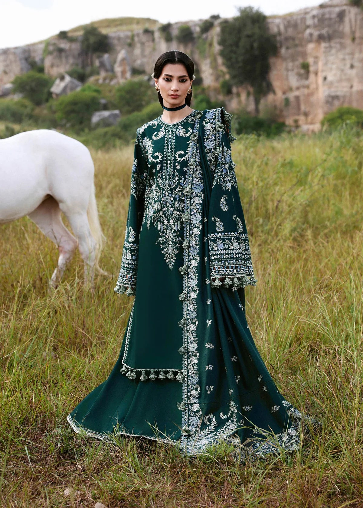 Luxury Dhanak 3 Piece Unstitched