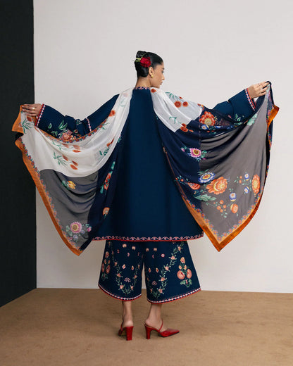 Luxury Dhanak 3 Piece Unstitched